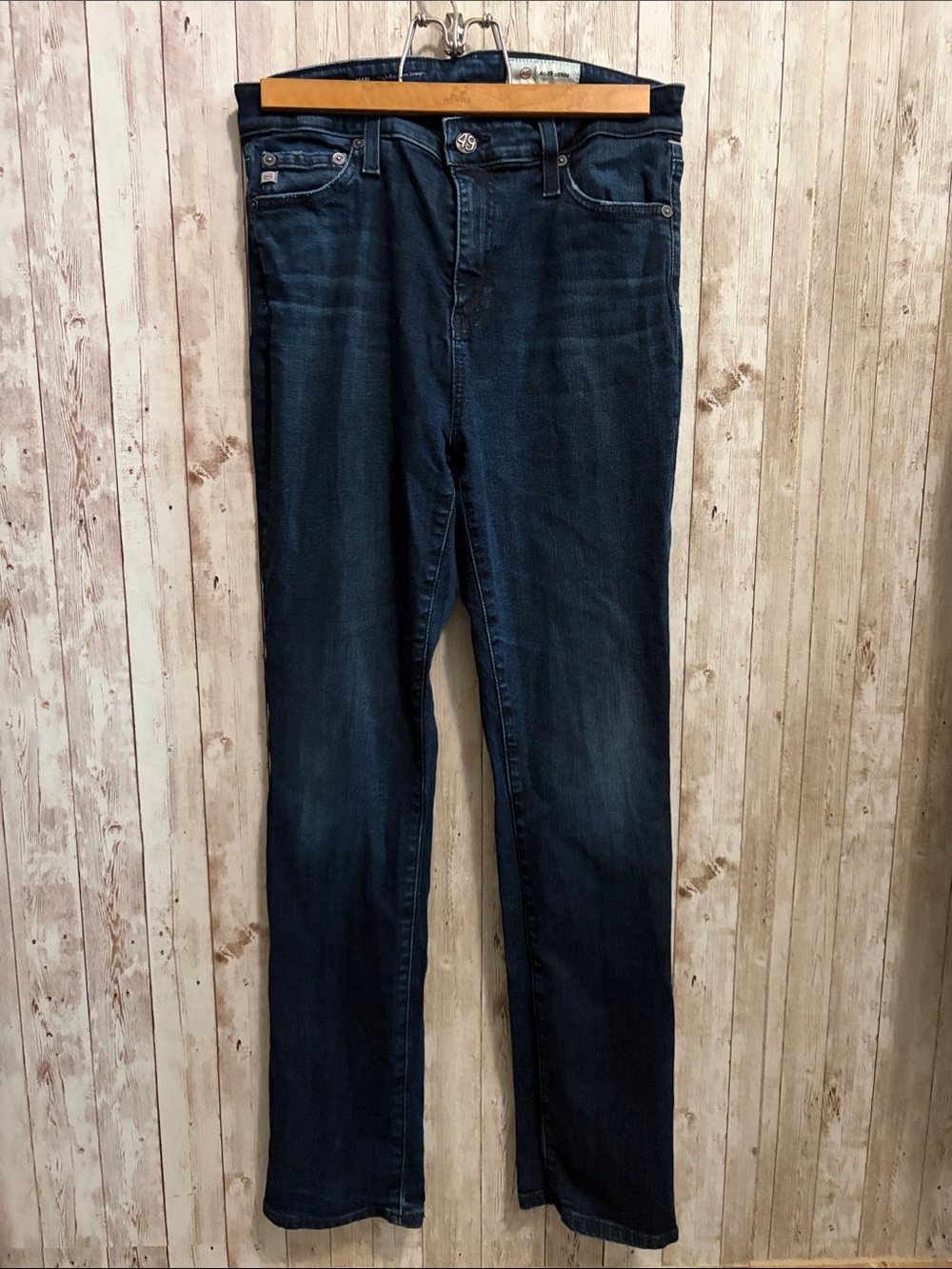 AG Women’s Dark Blue Stretch Slim Jeans